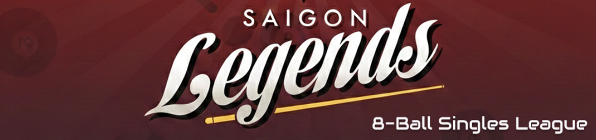 Saigon Legends 8-Ball Singles League banner